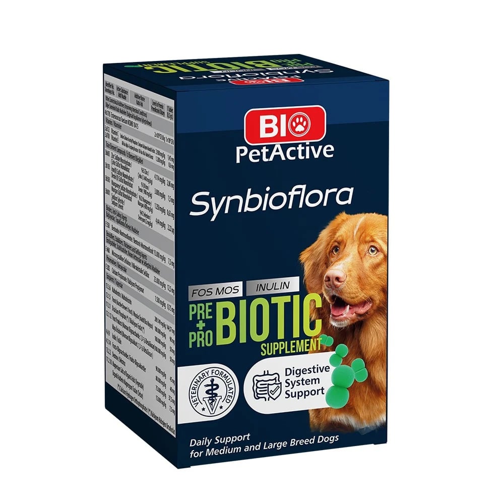 Synbioflora Pre + Pro Biotic Caine, 60 tablete - poza 2