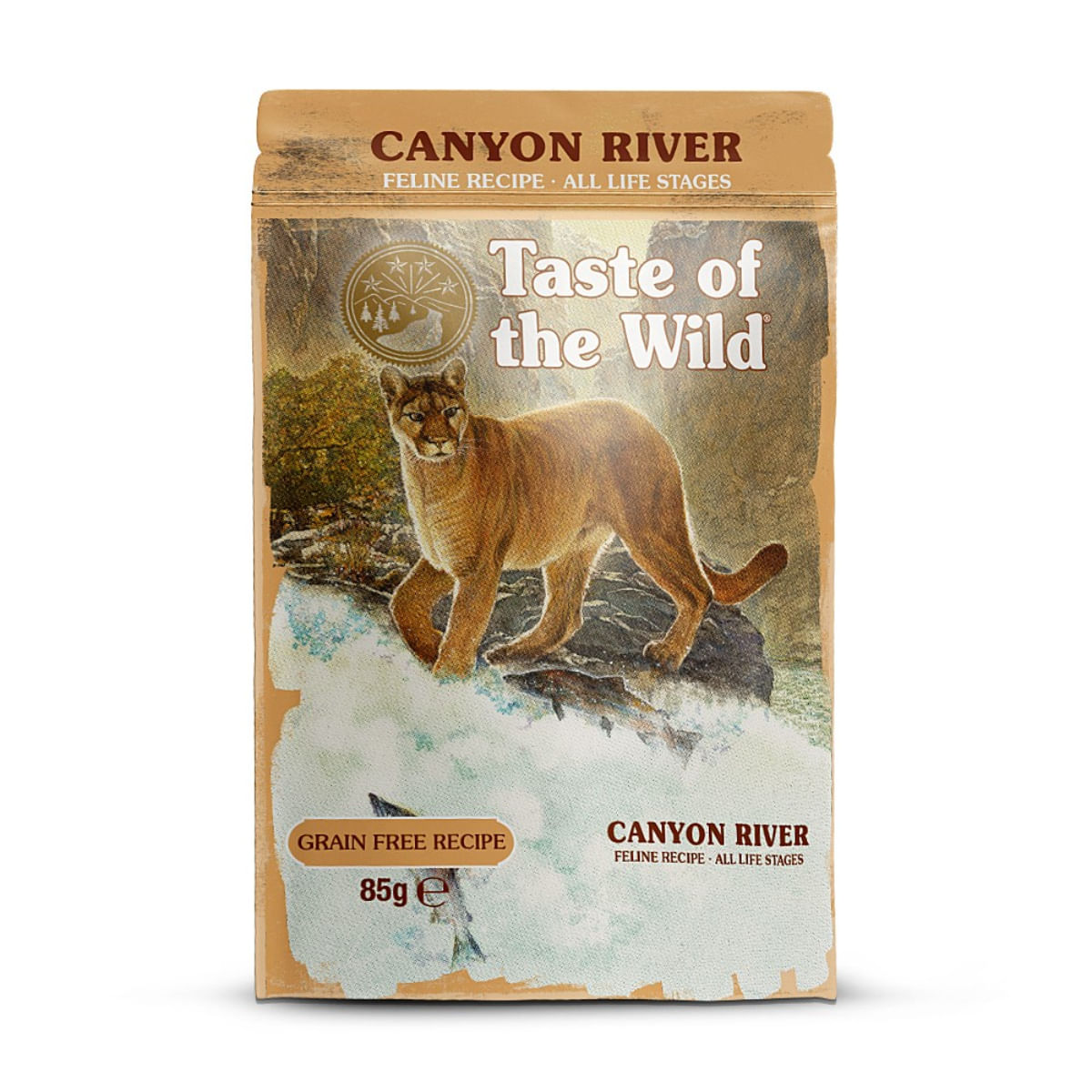 TASTE OF THE WILD Canyon River, Păstrăv, plic hrană umedă fără cereale pisici, (în sos), 85g - poza 1