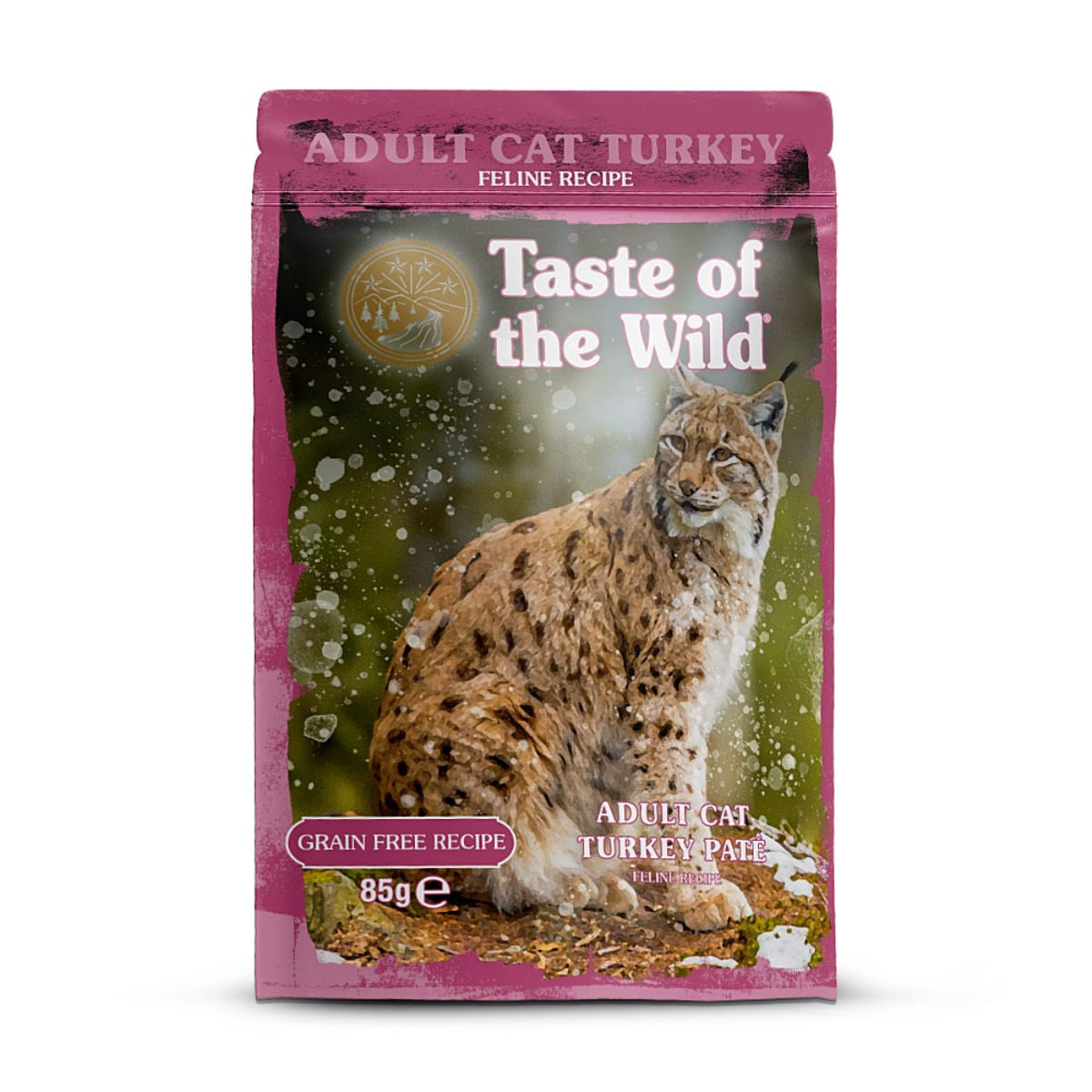 TASTE OF THE WILD, Curcan, plic hrană umedă fără cereale pisici, (pate), 85g - poza 1