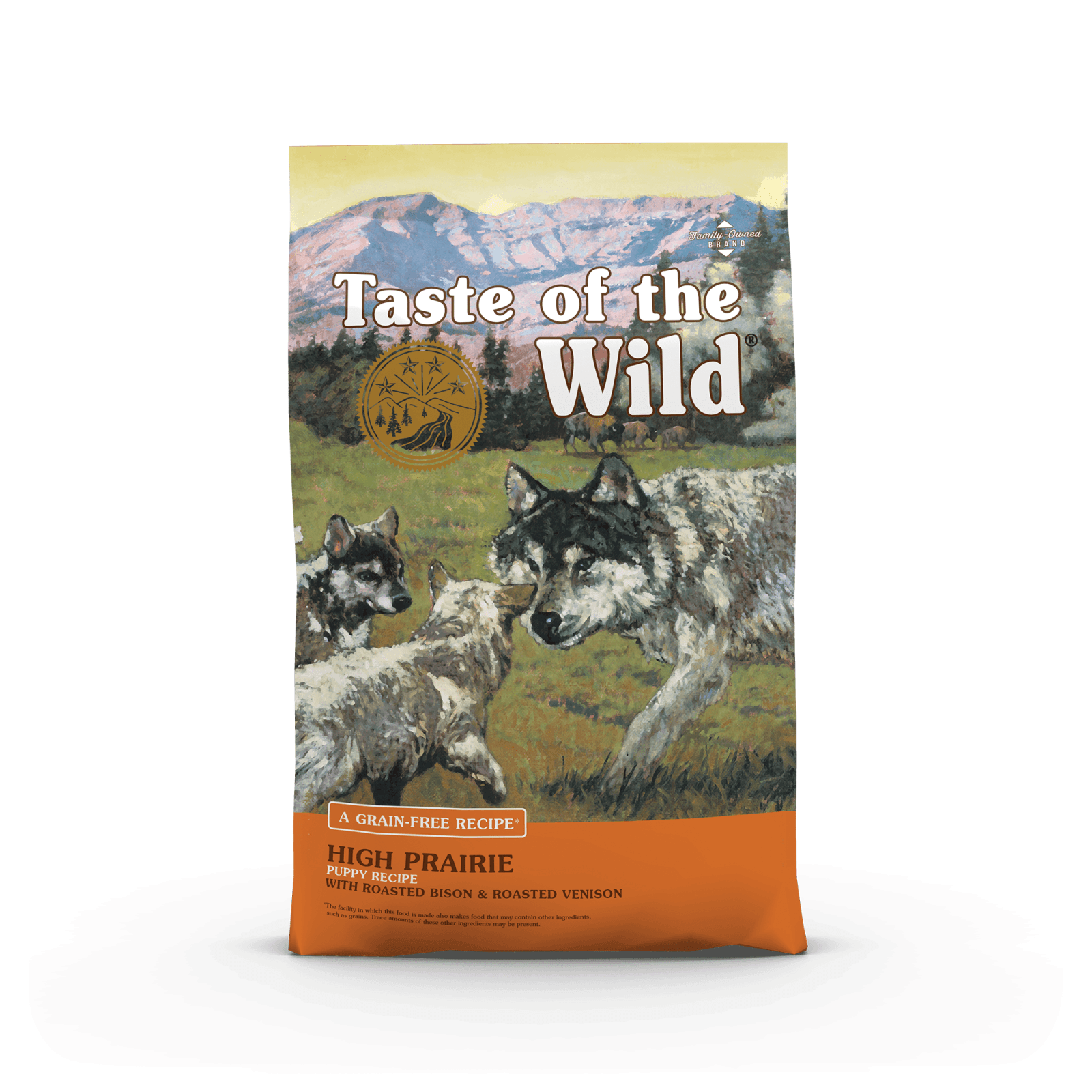 TASTE OF THE WILD High Prairie Puppy, Bizon și Vânat, hrană uscată fără cereale câini junior, 12.2kg - poza 3