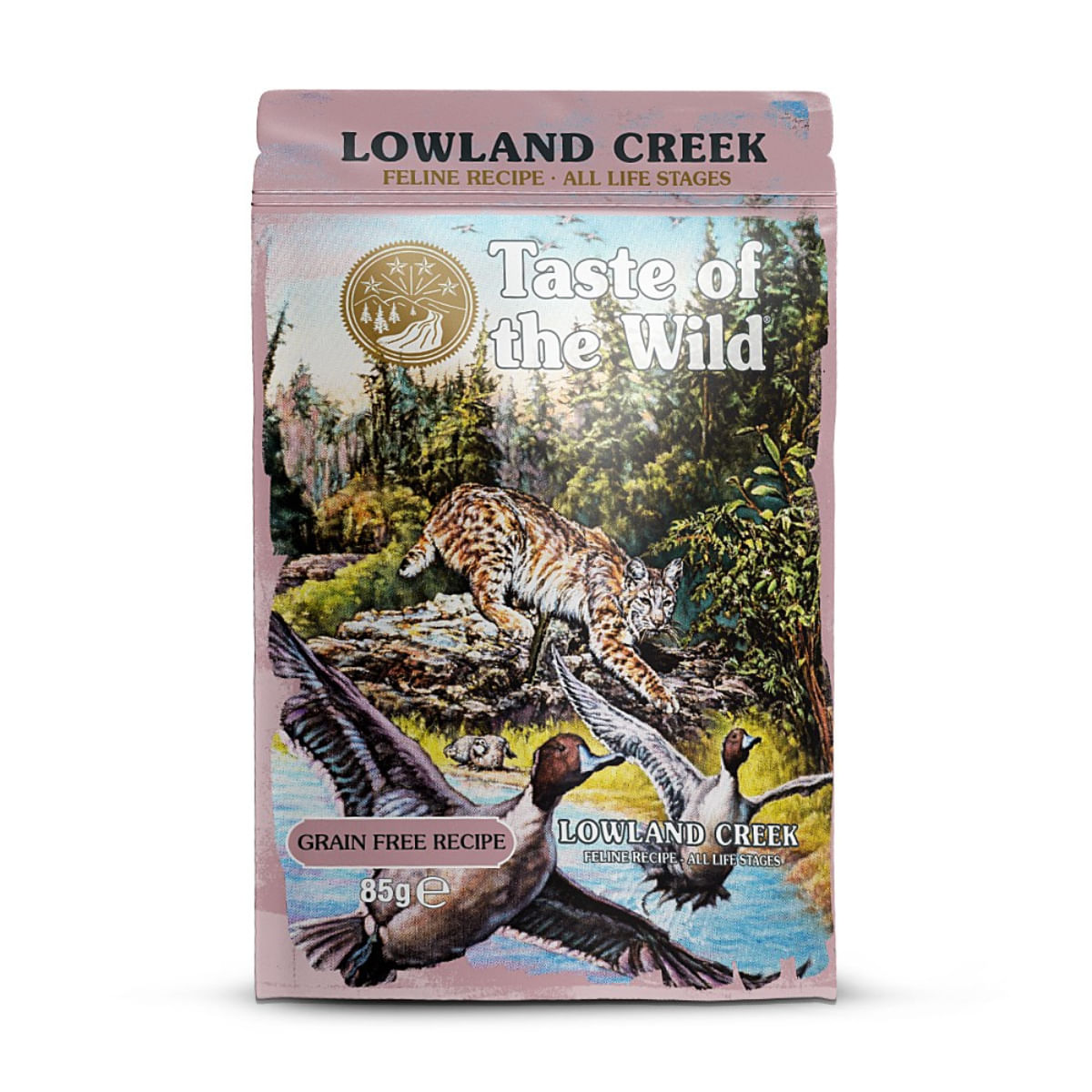 TASTE OF THE WILD Lowland Creek, Curcan, plic hrană umedă fără cereale pisici, (în sos), 85g - poza 2