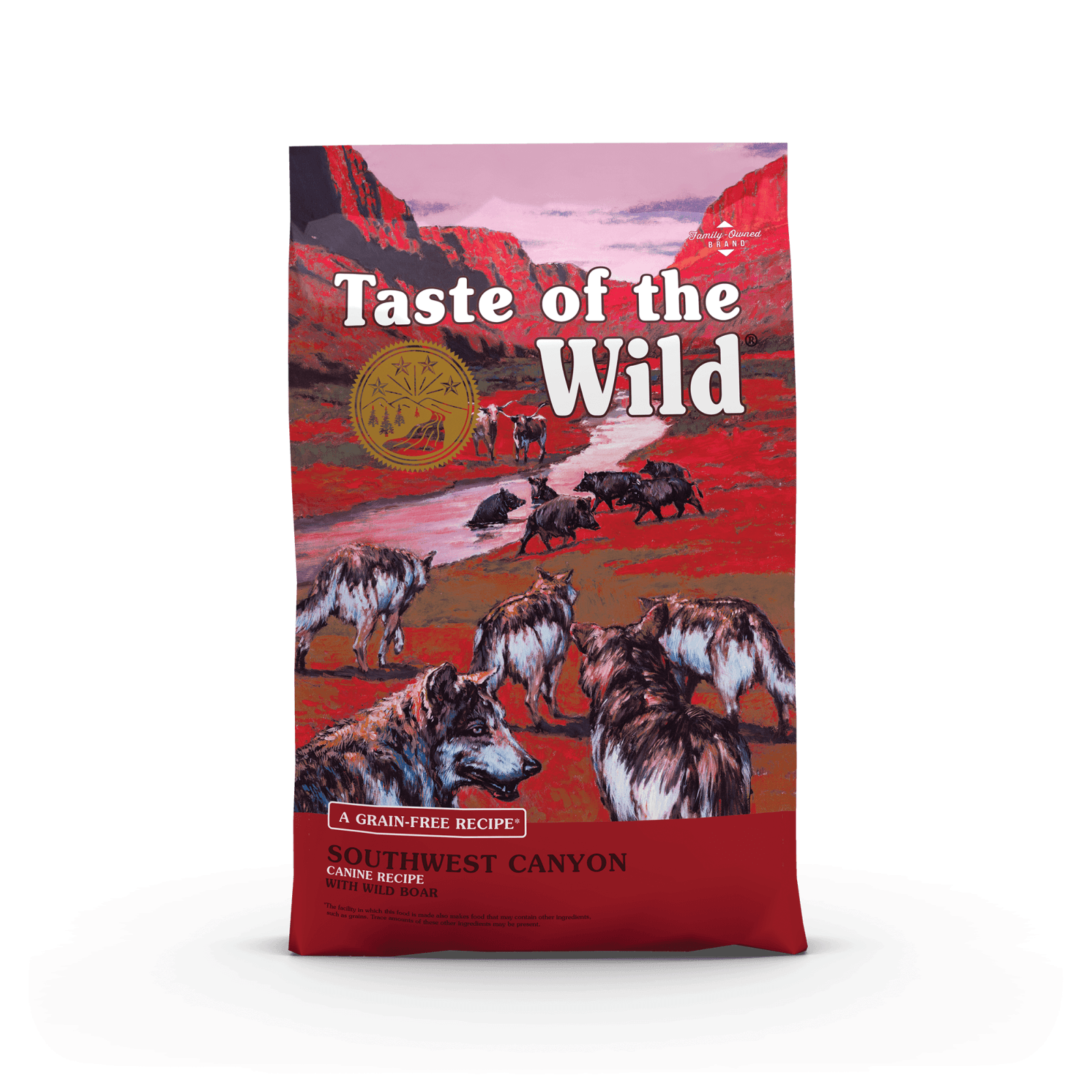 TASTE OF THE WILD Southwest Canyon, Mistreț, hrană uscată fără cereale câini, 2kg - poza 1