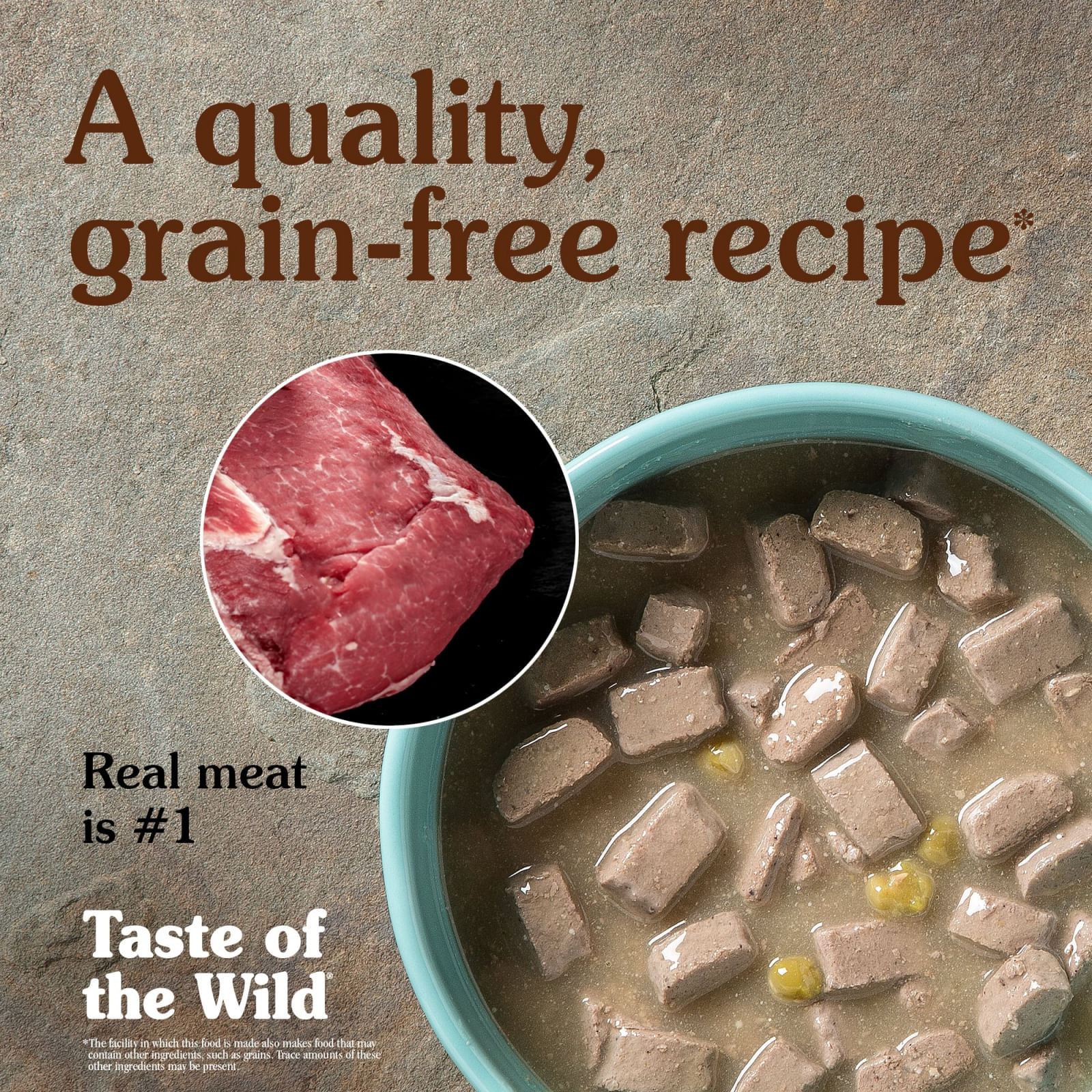 TASTE OF THE WILD Southwest Canyon, Vită, conservă hrană umedă fără cereale câini, (în sos), 390g - poza 3