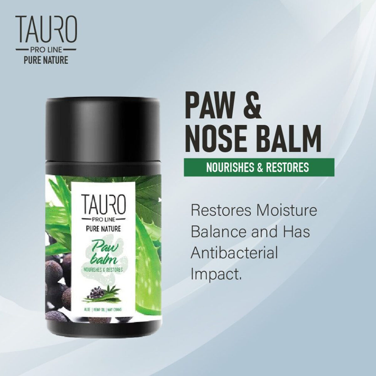 TAURO PRO LINE Pure Nature Paw Balm Nourishes & Restores, Balsam pentru Lăbuțe, Câini și Pisici ,75ml - poza 3