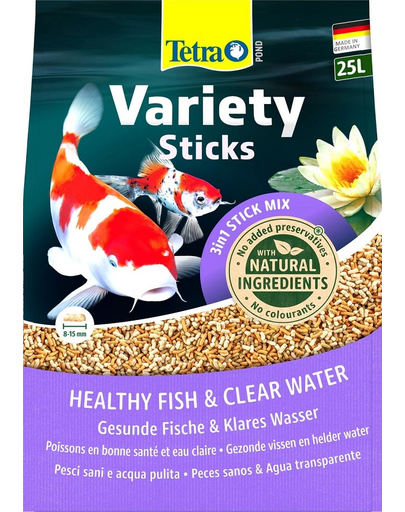 TETRA Pond Variety Stick 25 L Hrana pentru pesti de iaz