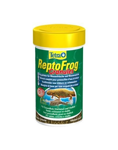 TETRA ReptoFrog Granules hrana granule pentru broaste de apa si amfibieni, 100 ml