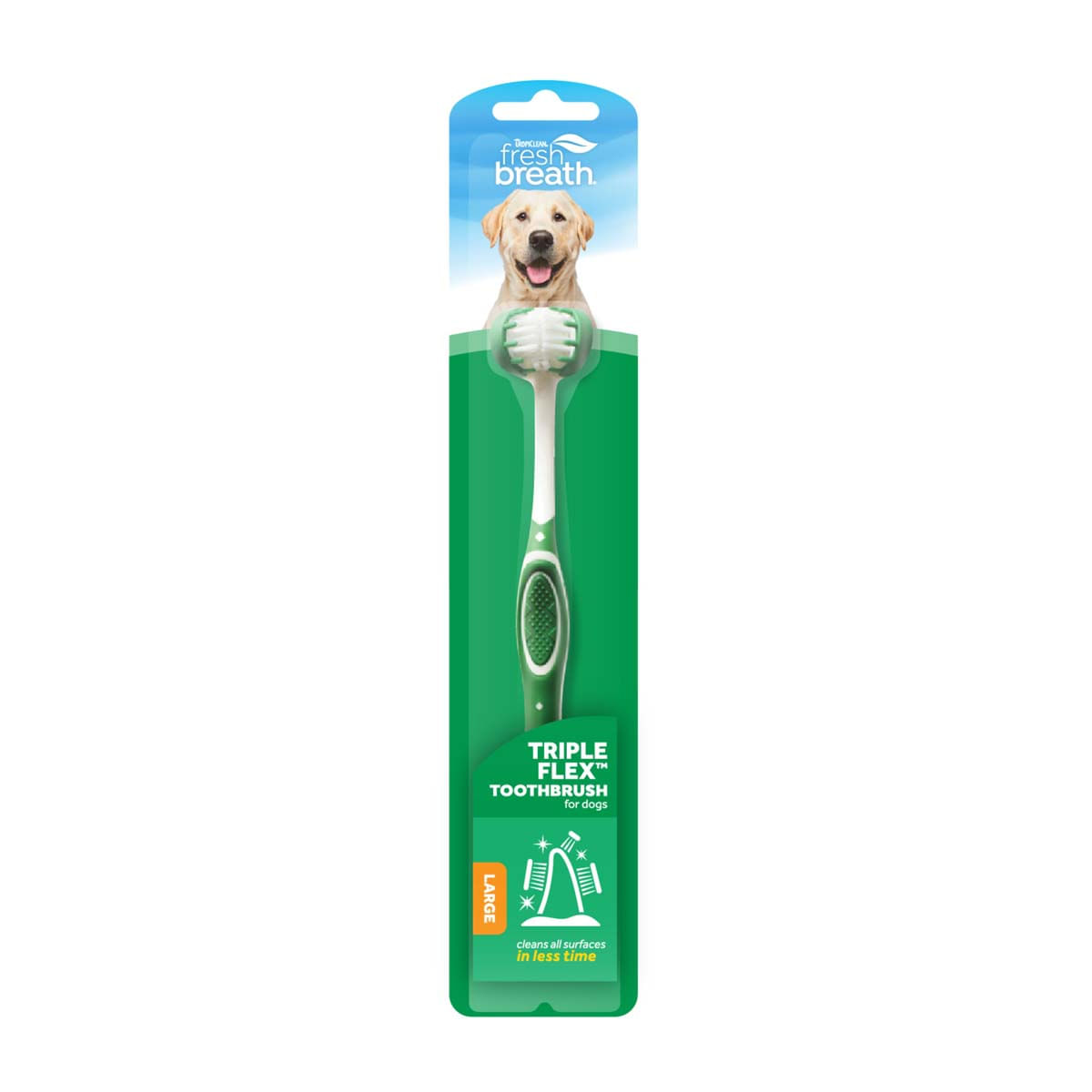 Triple Flex Toothbrush TropiClean For Dogs L - poza 1
