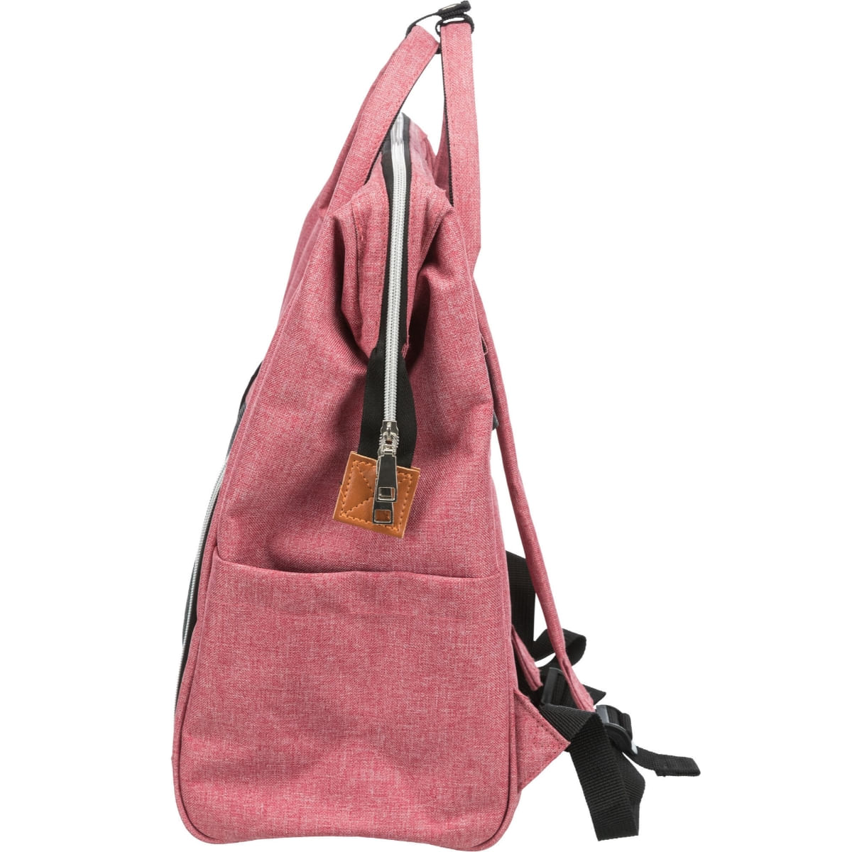 TRIXIE Ava, rucsac transport câini și pisici, XS-S(max. 10kg), poliester, deschidere laterală&superioară, cu buzunare, roșu, 32 x 42 x 23 cm - poza 4