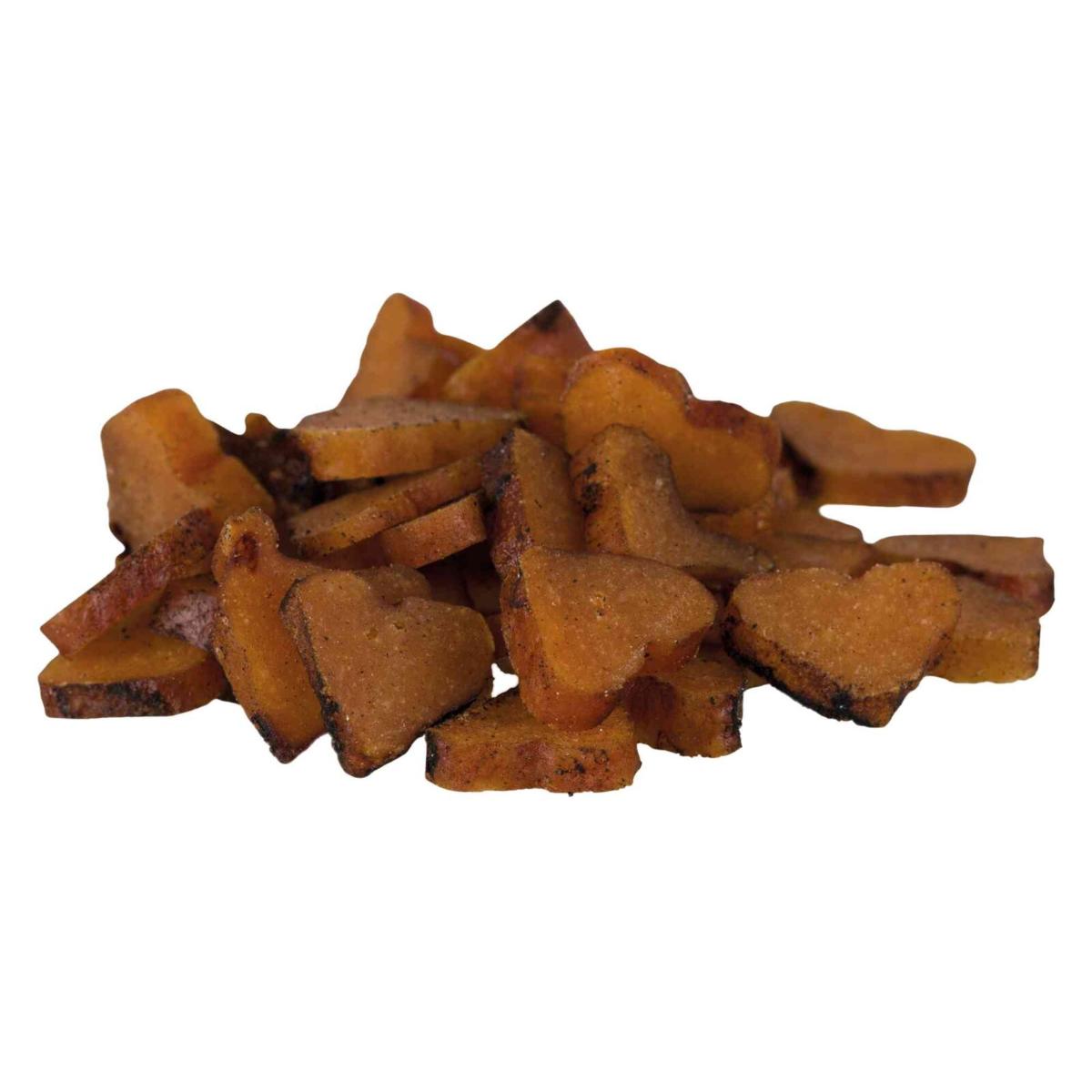 TRIXIE Barbecue Hearts, Pui, punguță recompense fără cereale pisici, 50g - poza 3
