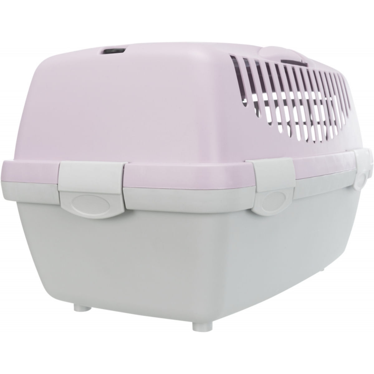 TRIXIE Capri 1, cușcă transport câini și pisici, plastic, deschidere frontală TRIXIE Capri 1, cușcă transport câini și pisici, XS-S(max. 6kg), plastic, deschidere frontală, gri și mov, 32 x 31 x 48 cm - poza 3