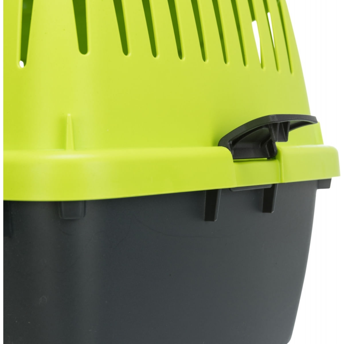 TRIXIE Capri, cușcă transport câini și pisici, XS(max. 2.5kg), plastic, deschidere frontală, verde și gri, 26 x 25 x 39 cm - poza 2