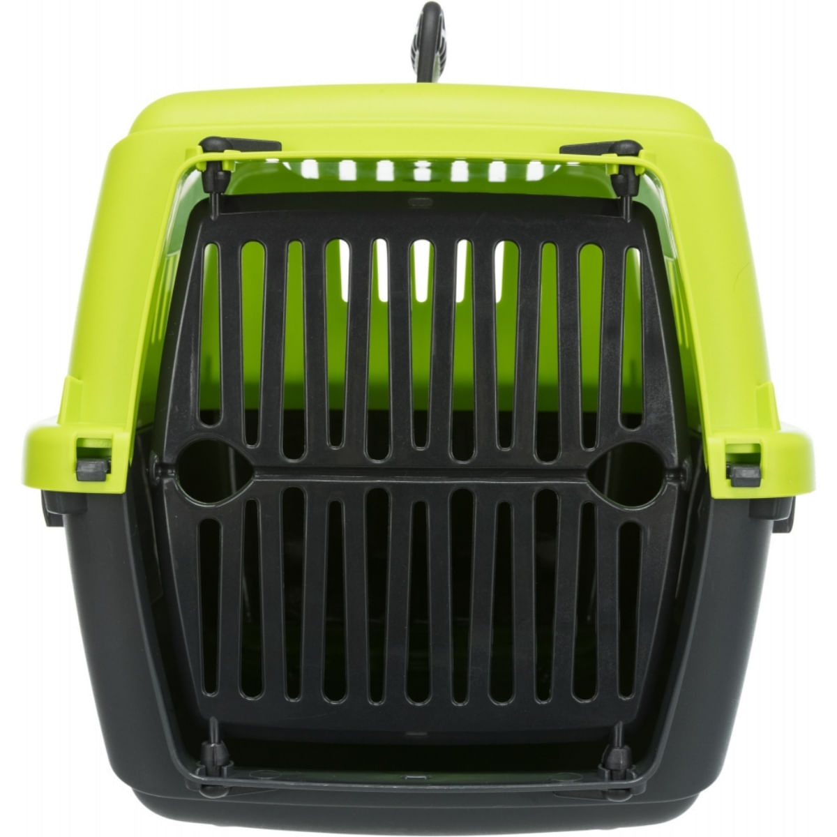 TRIXIE Capri, cușcă transport câini și pisici, XS(max. 2.5kg), plastic, deschidere frontală, verde și gri, 26 x 25 x 39 cm - poza 3