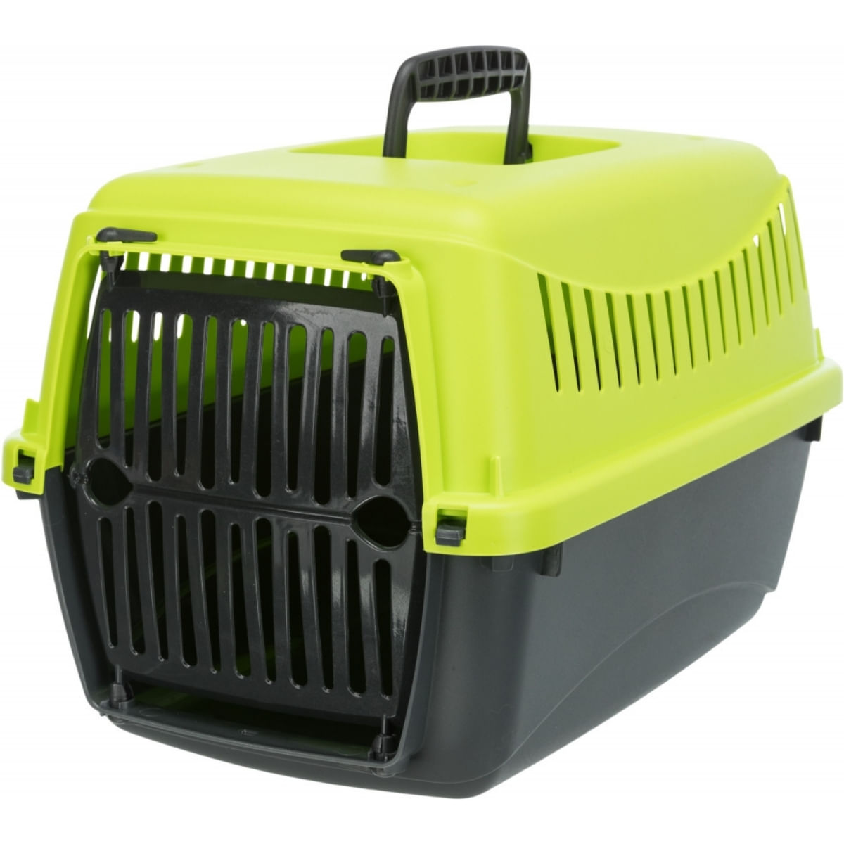 TRIXIE Capri, cușcă transport câini și pisici, XS(max. 2.5kg), plastic, deschidere frontală, verde și gri, 26 x 25 x 39 cm - poza 5