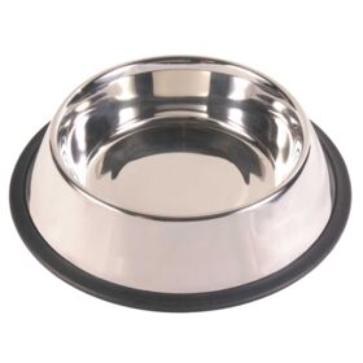TRIXIE, castron câini, rotund, antiderapant, inox, argintiu, M-L(1.75l, ⌀30cm) - poza 3