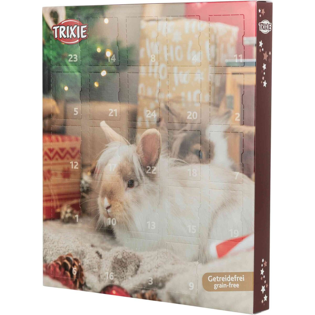TRIXIE Christmas Advent Calendar, cutie recompense animale mici, 499g - poza 1