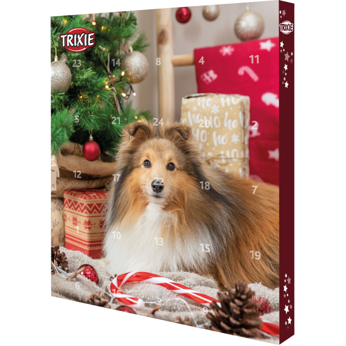TRIXIE Christmas Advent Calendar, XS-XL, cutie recompense câini, 390g - poza 1