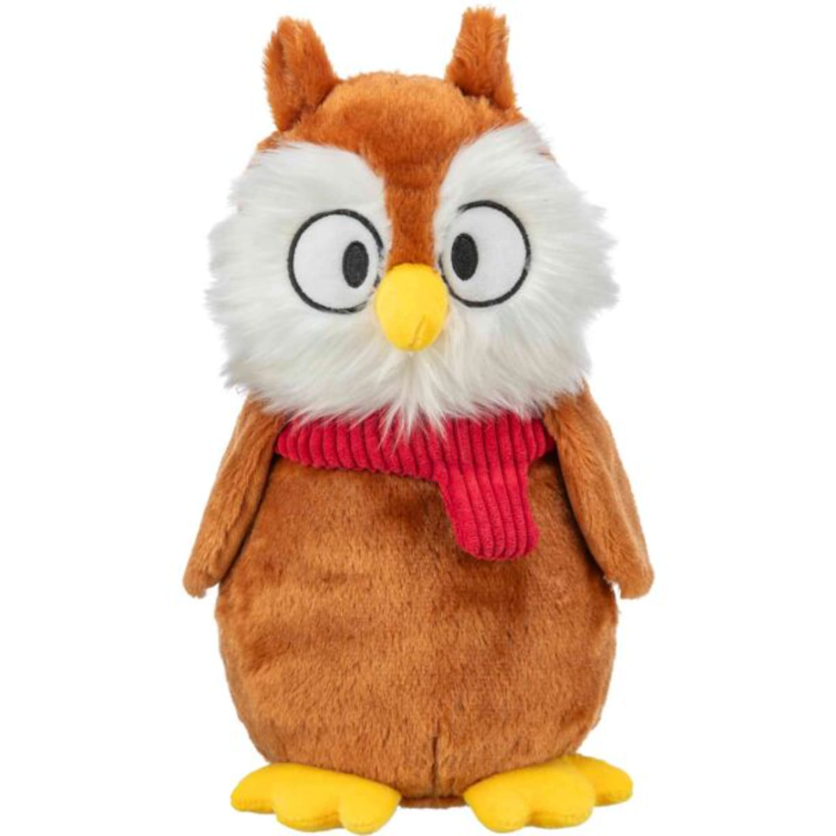 TRIXIE Christmas Bufnita, jucărie de pluș câini, cu sunet, pluș TRIXIE Christmas Bufnita, jucărie de pluș câini XS-XL, cu sunet, pluș, maro, 33cm - poza 2