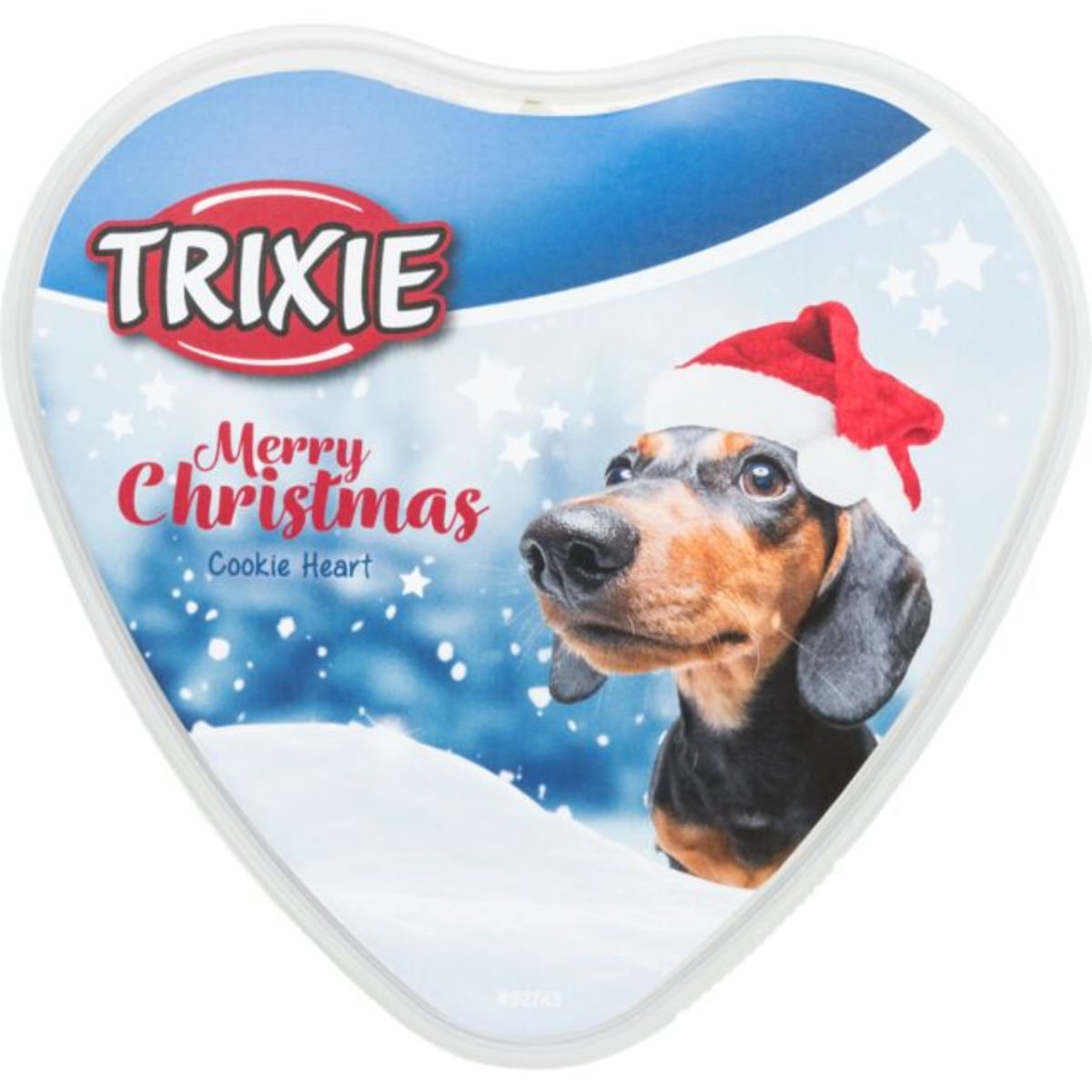 TRIXIE Christmas Cookie Heart, Pui, punguță recompense câini, 300g - poza 1