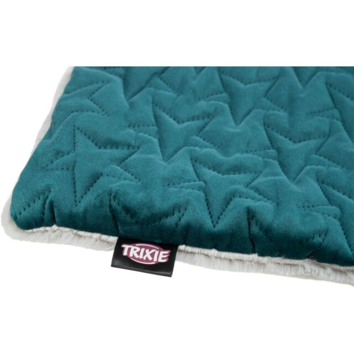 TRIXIE Christmas Estelle, pătură dreptunghiulară câini, S-XL, poliester, verde și gri - poza 2
