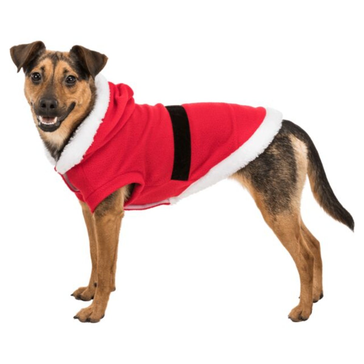 TRIXIE Christmas haină Moș Crăciun câini, fleece, roșu TRIXIE Christmas haină Moș Crăciun câini, S, fleece, roșu, L: 35 cm Circumf: 52 cm - poza 3