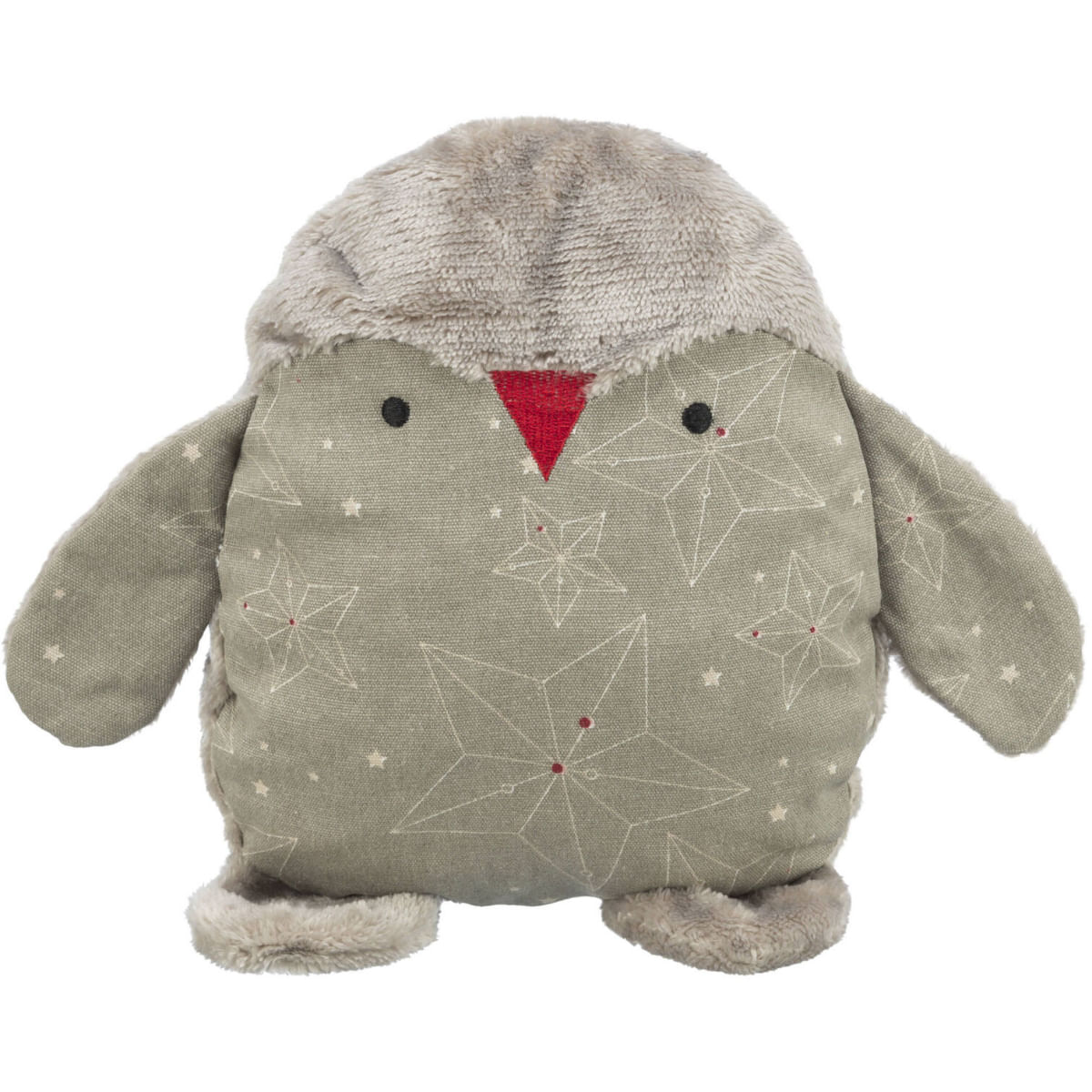 TRIXIE Christmas Pinguin, jucărie de pluș câini XS-XL, activități fizice, textil, bej, 24cm - poza 1