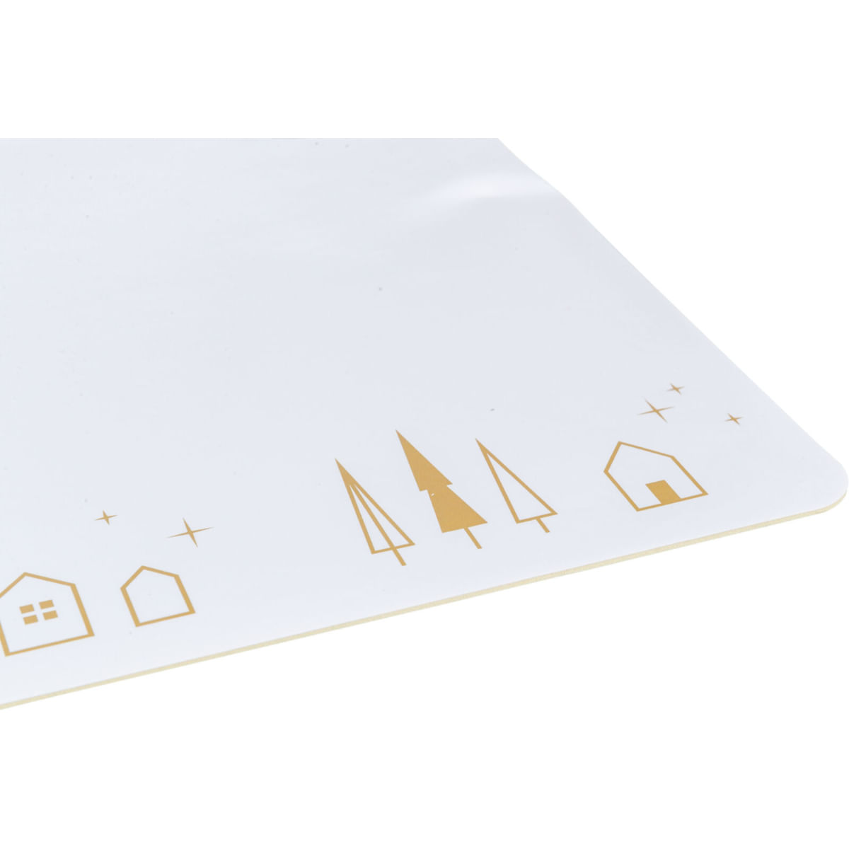 TRIXIE Christmas Place Mat, covoraș câini, dreptunghiular, antiderapant, plastic, bej, 44x28cm - poza 5