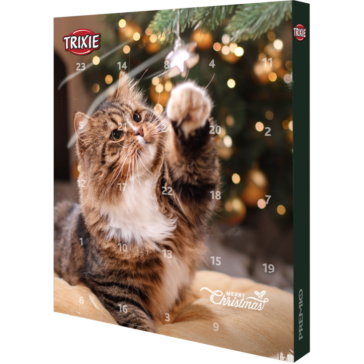 TRIXIE Christmas Premio Advent Calendar, cutie recompense pisici, 390g - poza 1