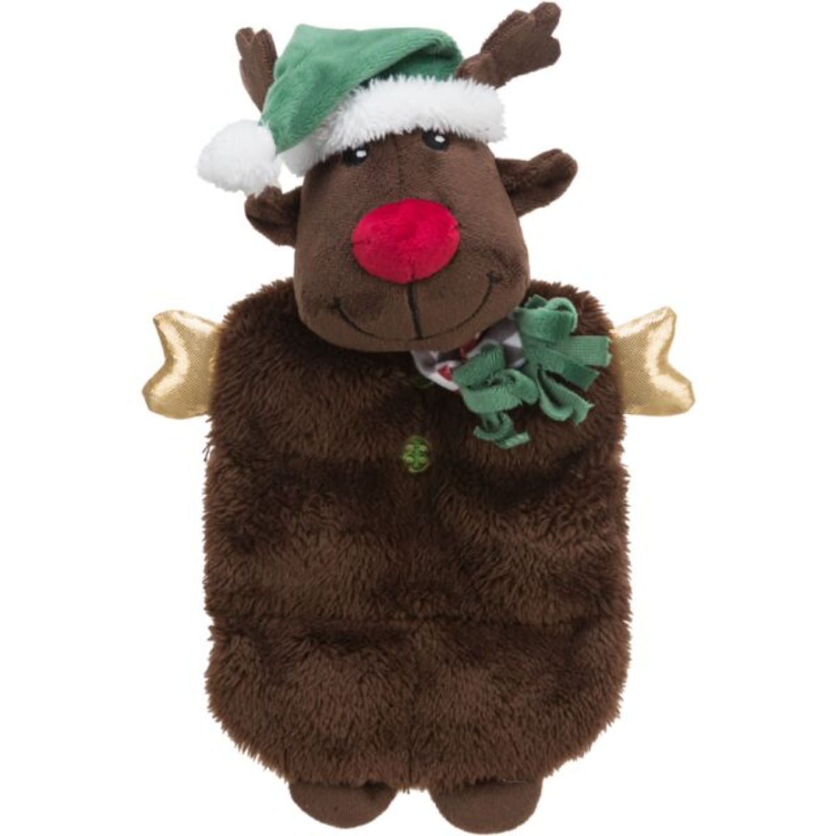 TRIXIE Christmas Ren, jucărie de pluș câini XS-XL, cu sunet, pluș, maro, 37cm - poza 2