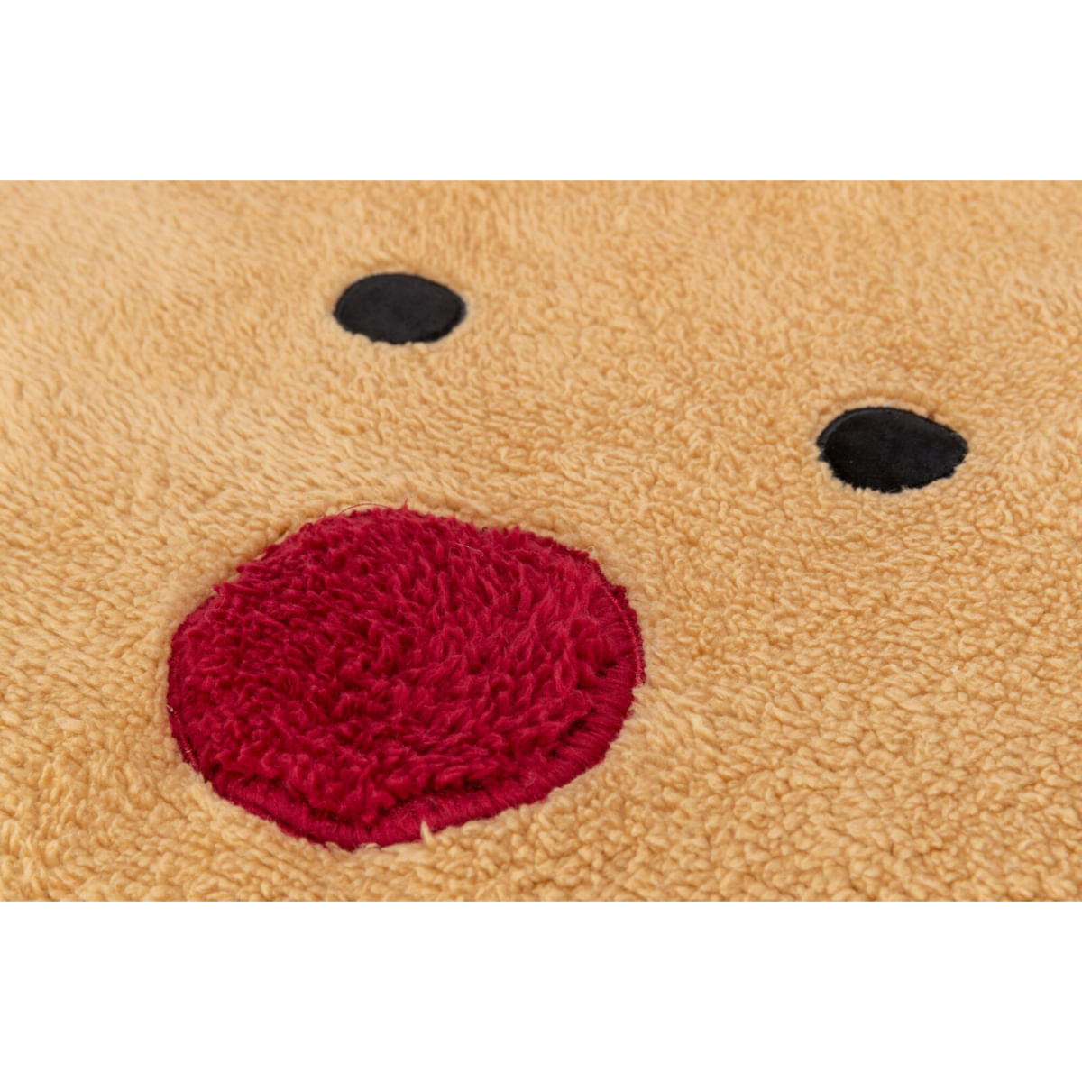 TRIXIE Christmas Ren, pat rotund câini, pluș, antiderapant, husă detașabilă, maro, ⌀60cm - poza 4