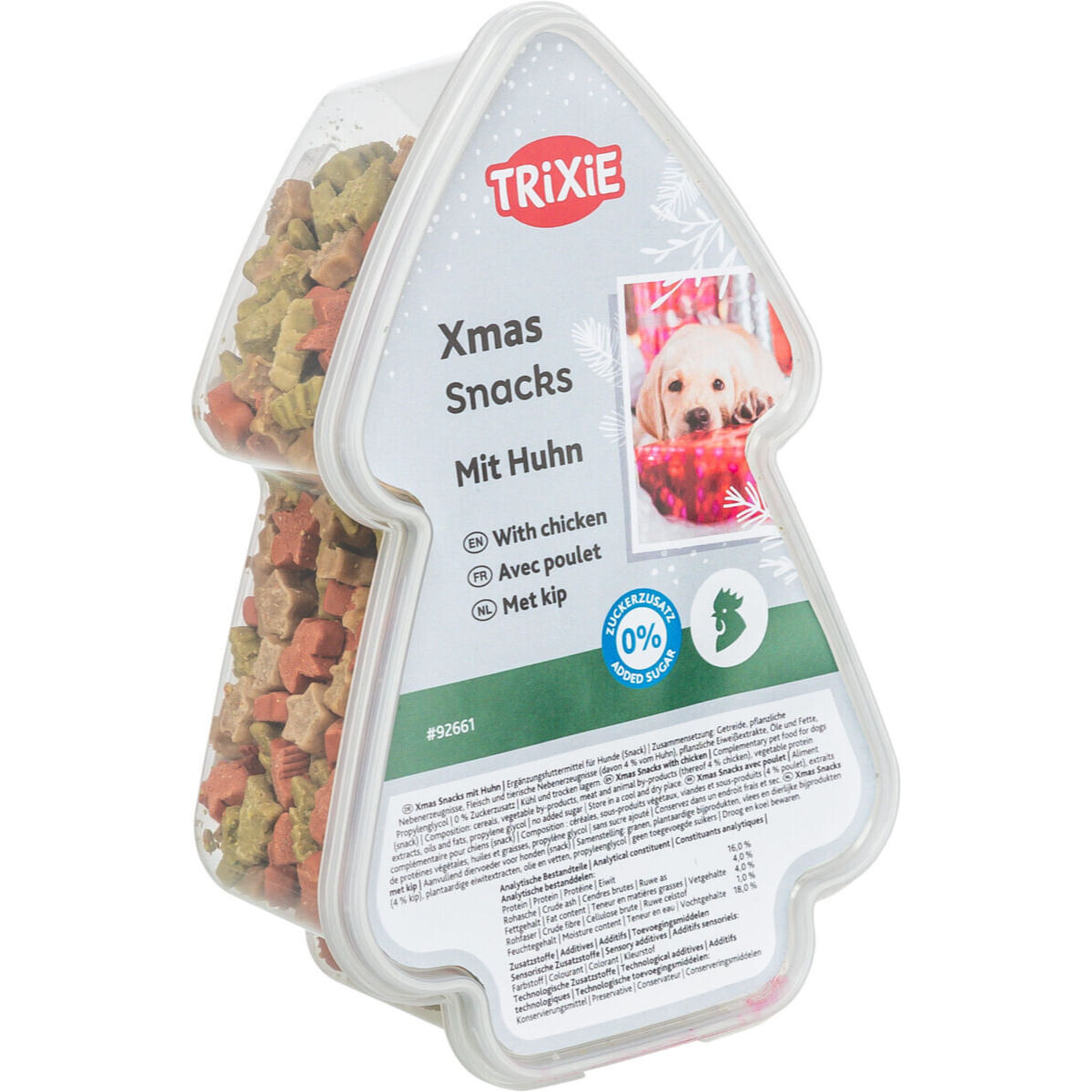 TRIXIE Christmas Snacks, XS-XL, Pui, recompense câini, 500g - poza 5
