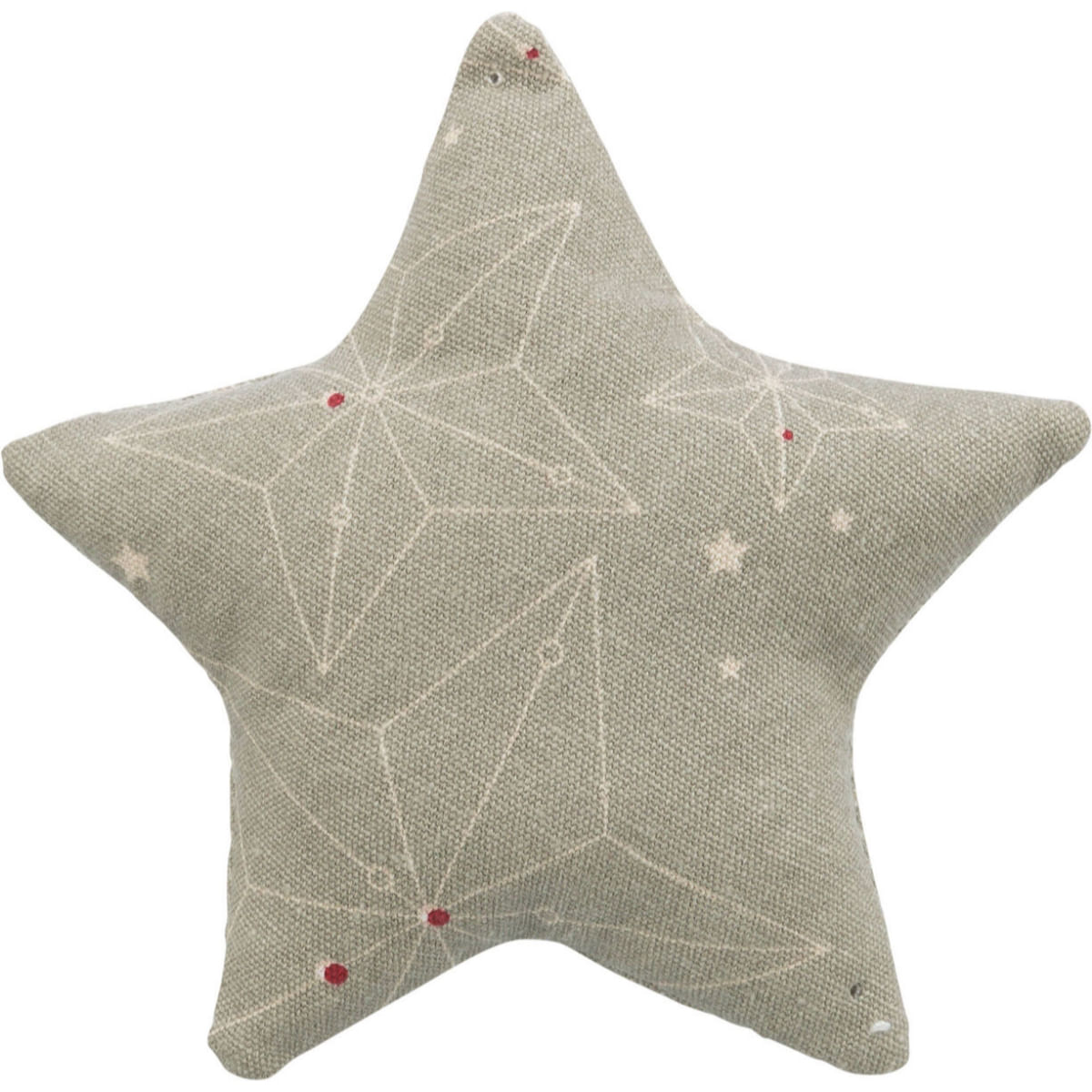 TRIXIE Christmas Stea, jucărie de pluș pisici, catnip, textil, bej, 10cm - poza 1