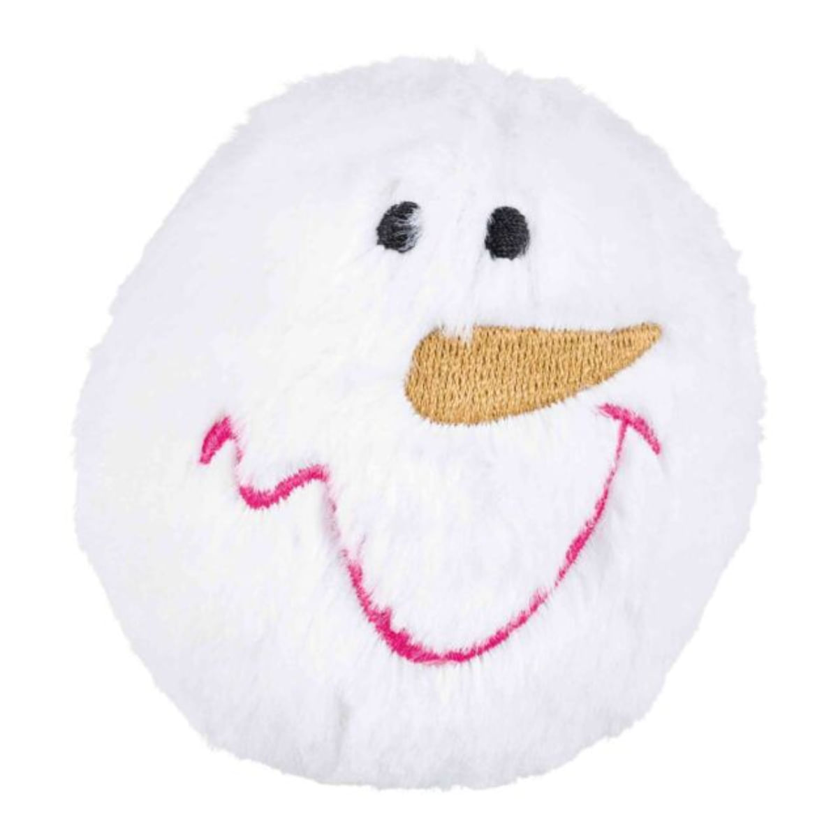 TRIXIE Christmas Xmas bulgăre de zăpadă, diverse modele, jucărie de pluș câini, XS-XL, pluș, cu sunet, activități fizice, alb, ⌀10 cm - poza 1
