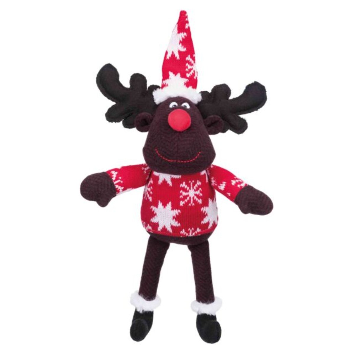 TRIXIE Christmas Xmas Ren , jucărie de pluș câini, M-XL, textil, cu sunet, activități fizice, diverse culori, 42 cm - poza 2