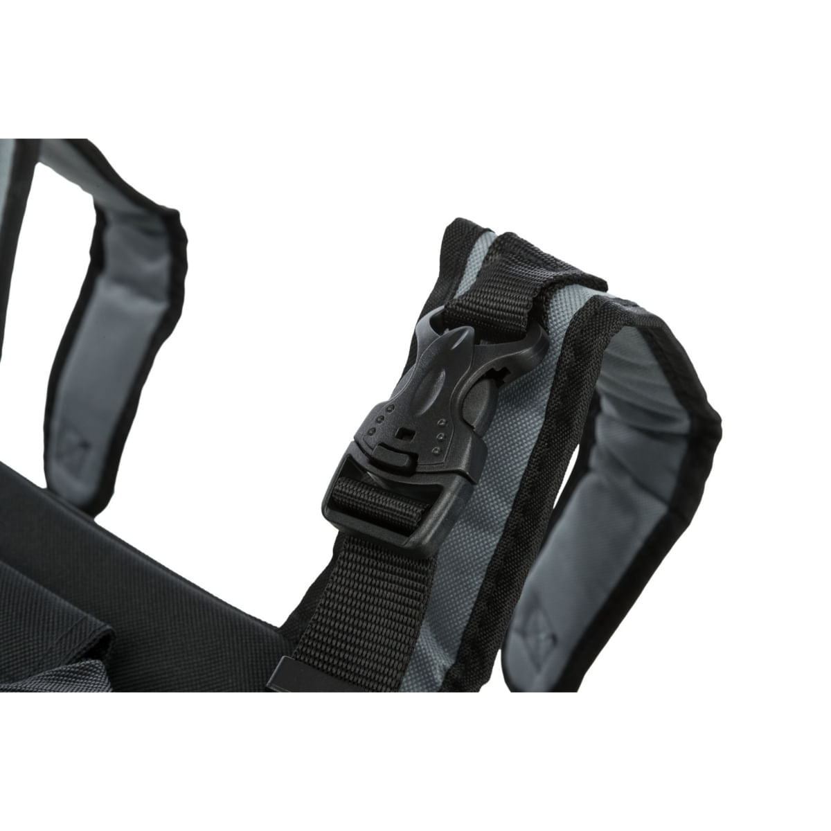 TRIXIE Connor, rucsac transport câini și pisici, XS-S(max. 8kg), nylon, deschidere laterală, cu curea de umăr, negru și gri, 42 x 30 x 21 cm - poza 4