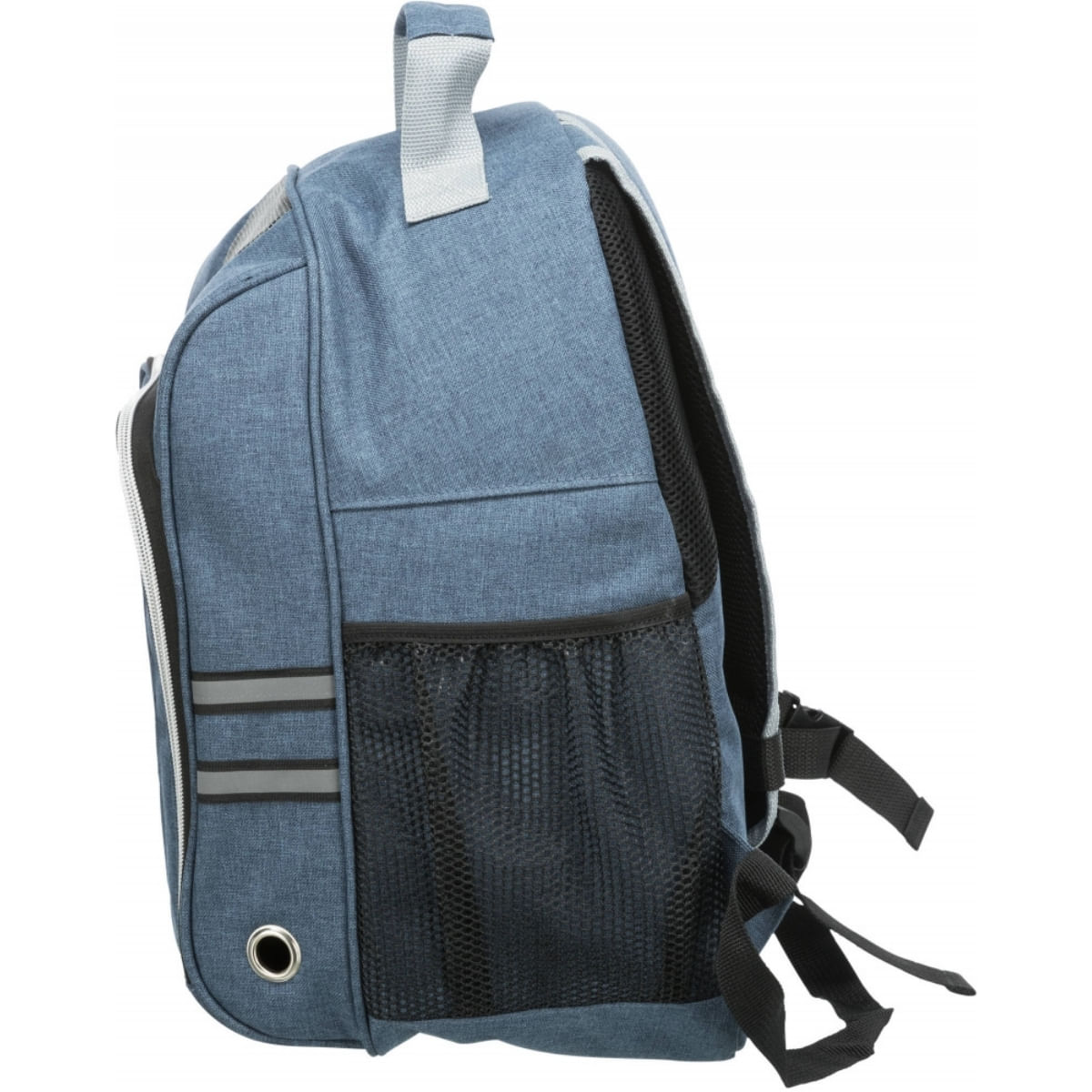 TRIXIE Dan, rucsac transport câini și pisici, XS-S(max. 6kg), poliester, deschidere frontală, cu curea de umăr, albastru, 36 x 44 x 26 cm - poza 3