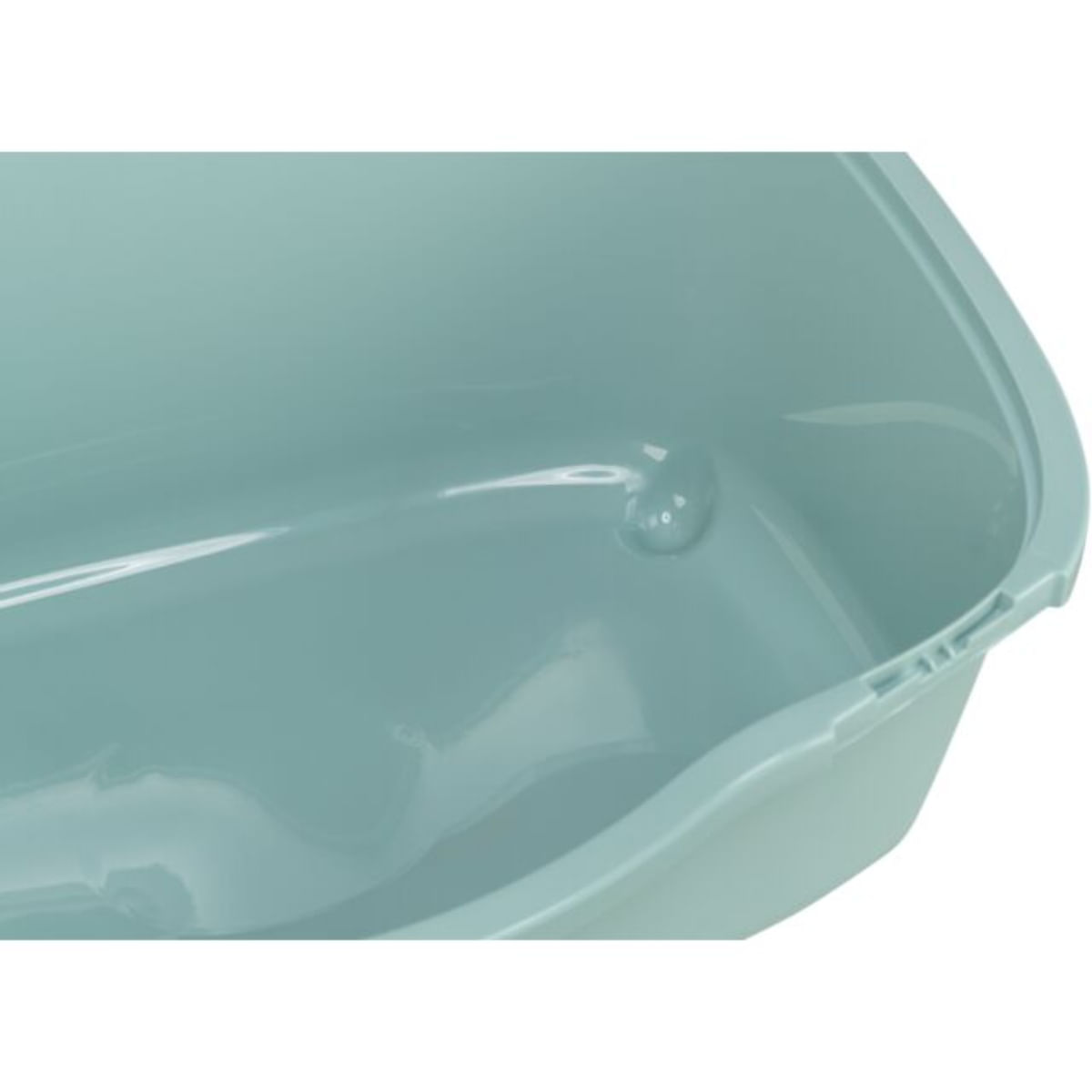 TRIXIE Davio Top, litieră acoperită pisici, cu filtru, alb și verde, 56x39x39 cm - poza 5