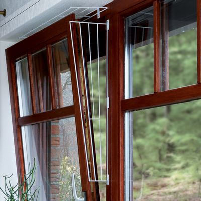 TRIXIE Grilaj Vertical Protecție Geam Rabatabil, pentru Pisici, 62 x 16/8 cm - poza 2