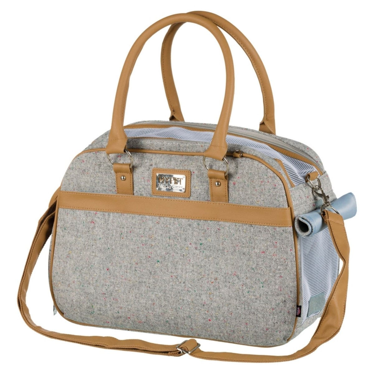 TRIXIE Helen, geantă transport câini și pisici, XS(max. 3kg), poliester, deschidere laterală, cu curea de umăr, 19 x 28 x 40 cm - poza 1