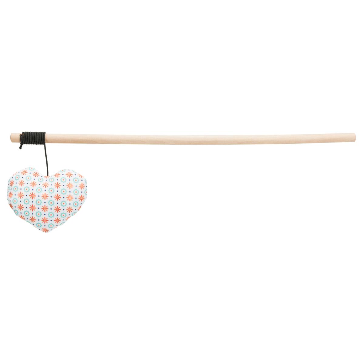 TRIXIE Inimoară, jucărie undiță pisici, catnip, textil, diverse culori, 35cm - poza 4
