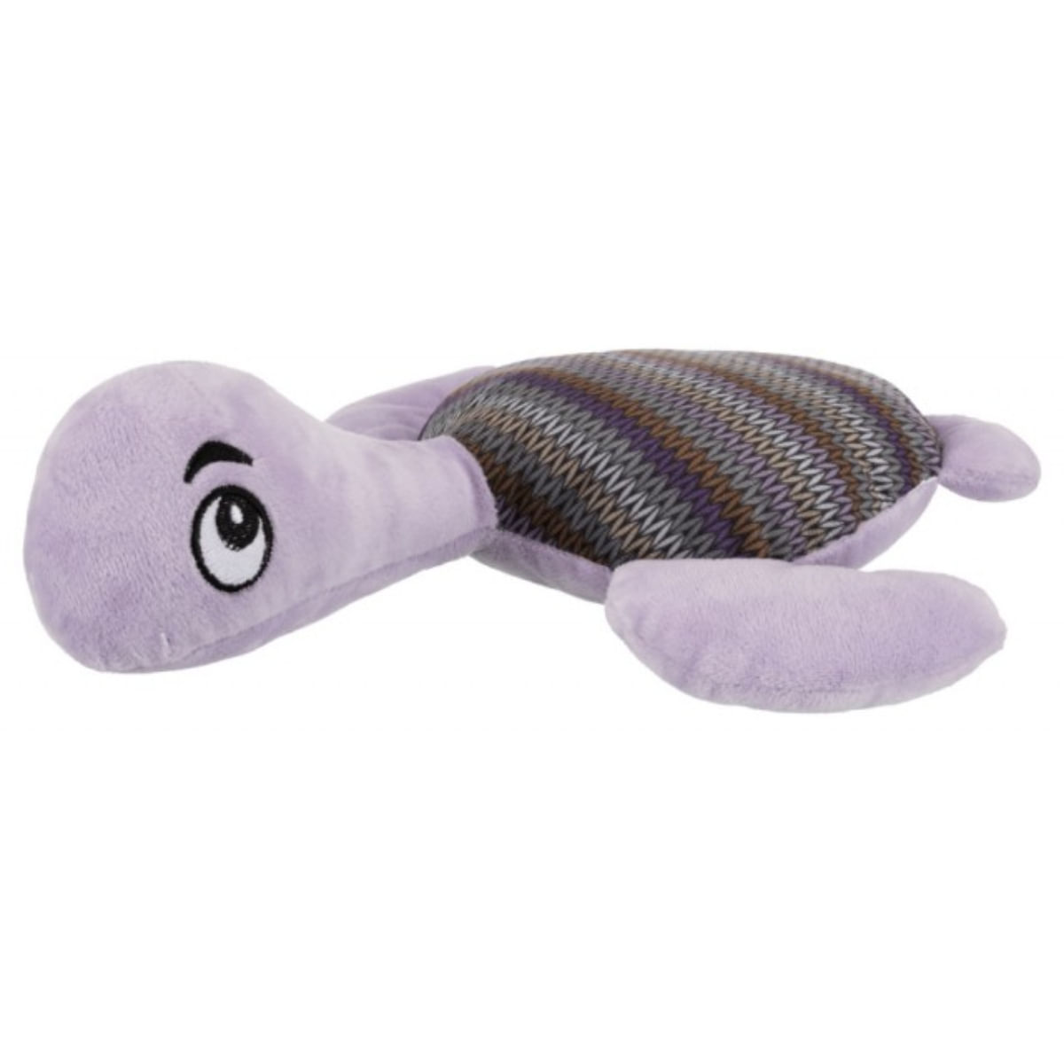 Trixie, jucărie broască țestoasă câini, cu sunet, pluș, 32cm, multicolor - poza 2