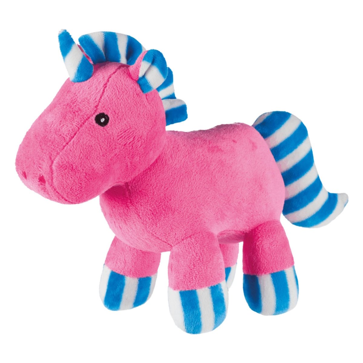Trixie, jucărie cal unicorn câini, cu sunet, pluș, 28cm, multicolor - poza 2