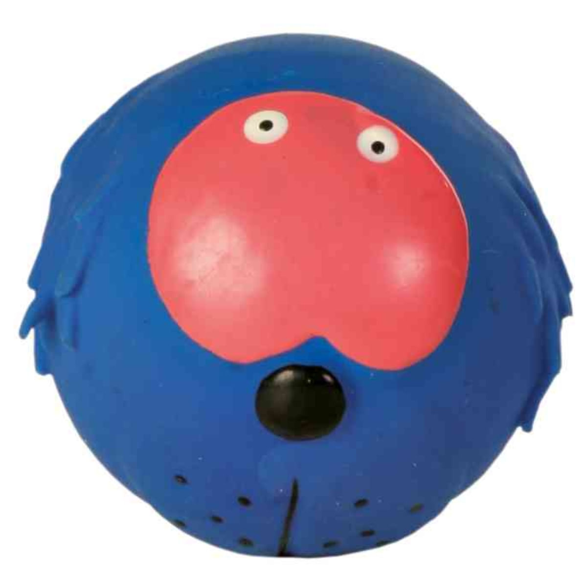 Trixie, jucărie chipuri câini, cu sunet, latex, 6cm, multicolor - poza 1