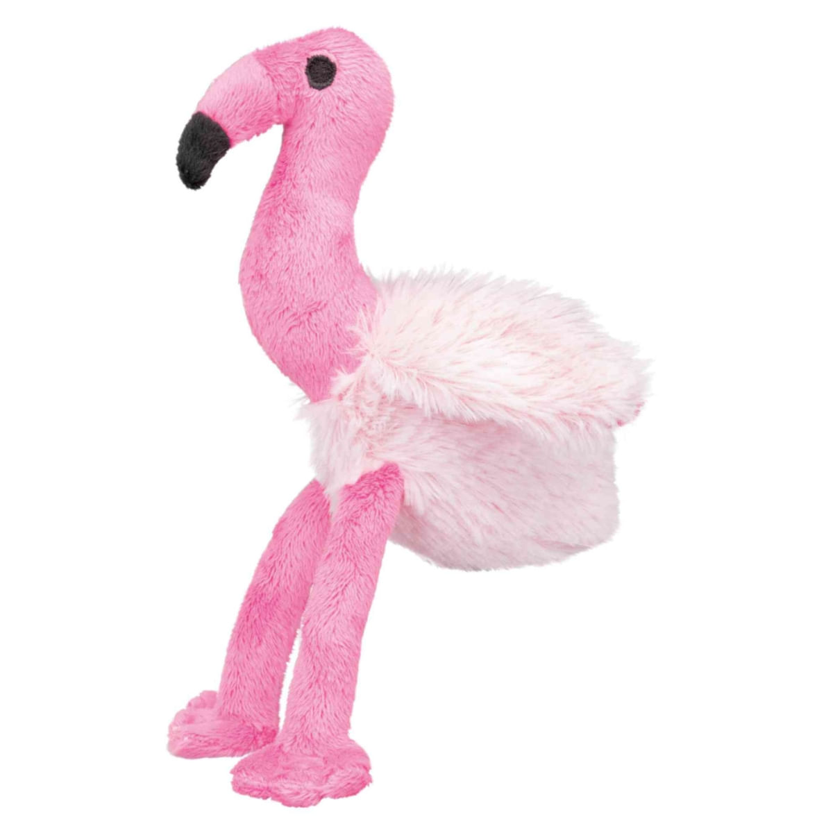 Trixie, jucărie flamingo câini, cu sunet, pluș, 35cm, multicolor - poza 1