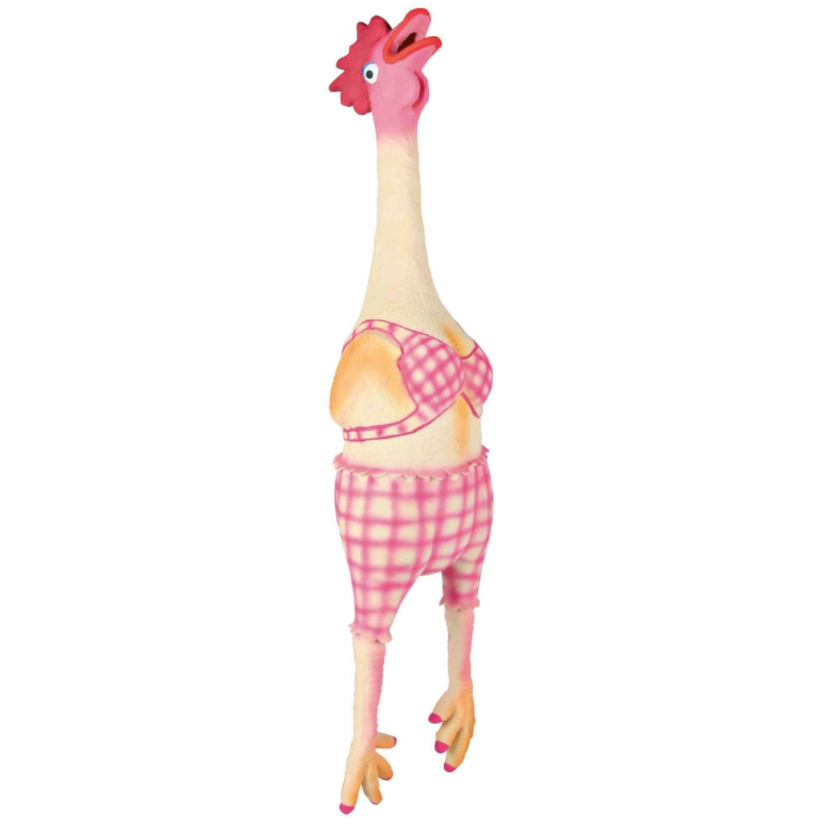Trixie, jucărie găină câini, cu sunet original, latex, 48cm, multicolor - poza 2