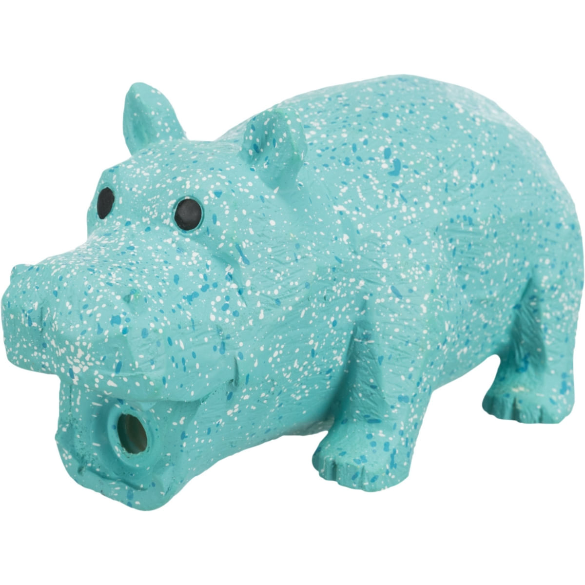 Trixie, jucărie hipopotam câini, cu sunet, latex, 15cm, multicolor - poza 2