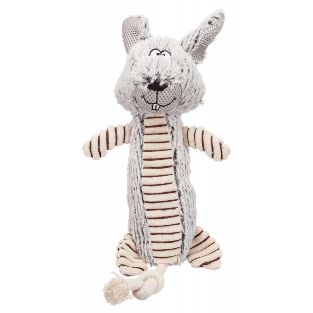 Trixie, jucărie iepure câini, cu sunet, pluș, 35cm, multicolor - poza 1