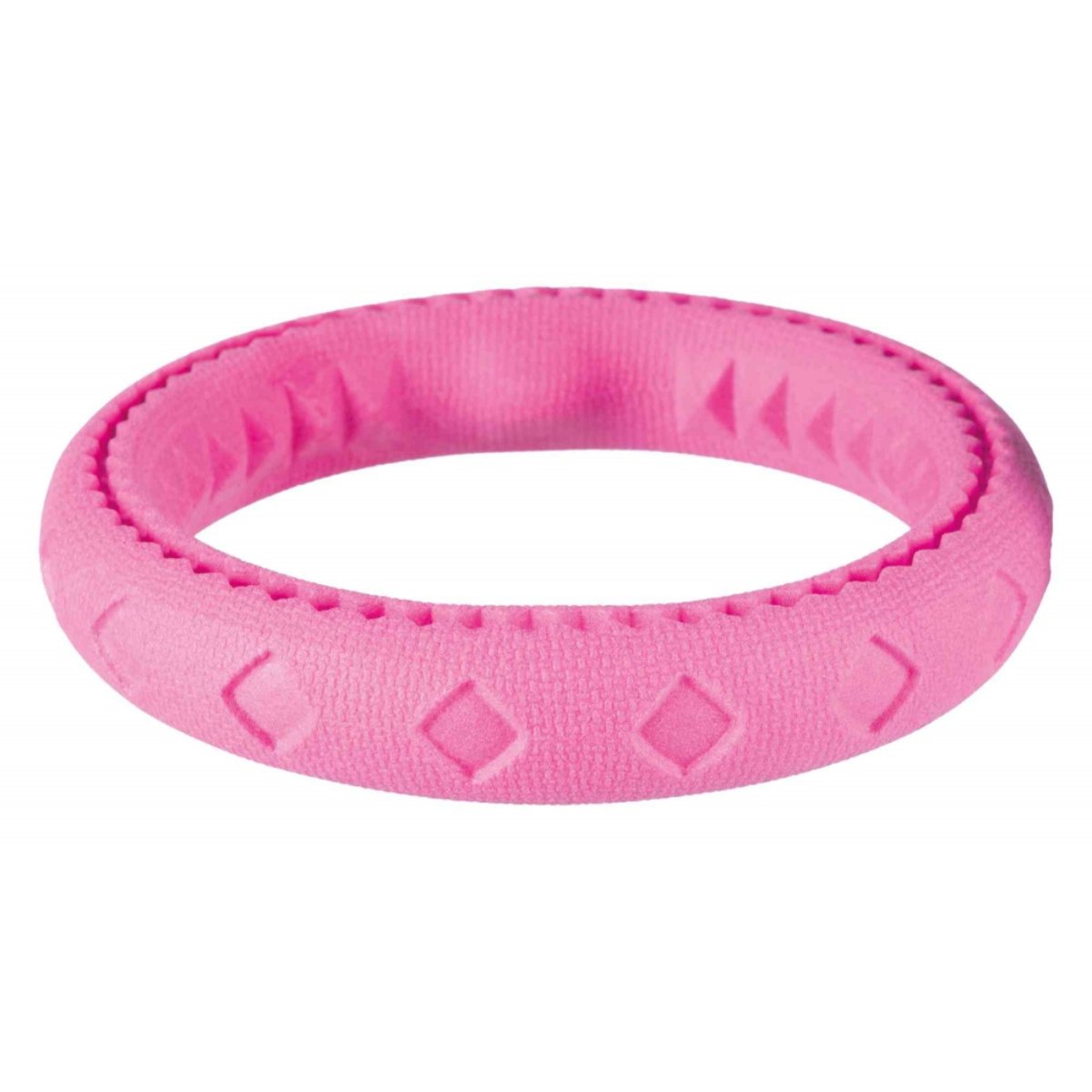 Trixie, jucărie inel plutitor câini, cauciuc, 17cm, multicolor - poza 2