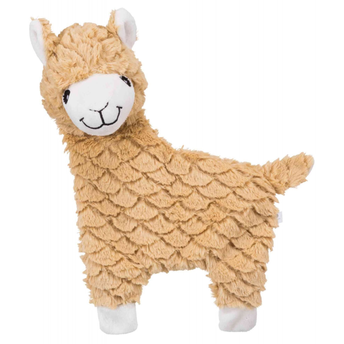 Trixie, jucărie lamă câini, cu sunet, pluș, 40cm, alb - poza 1