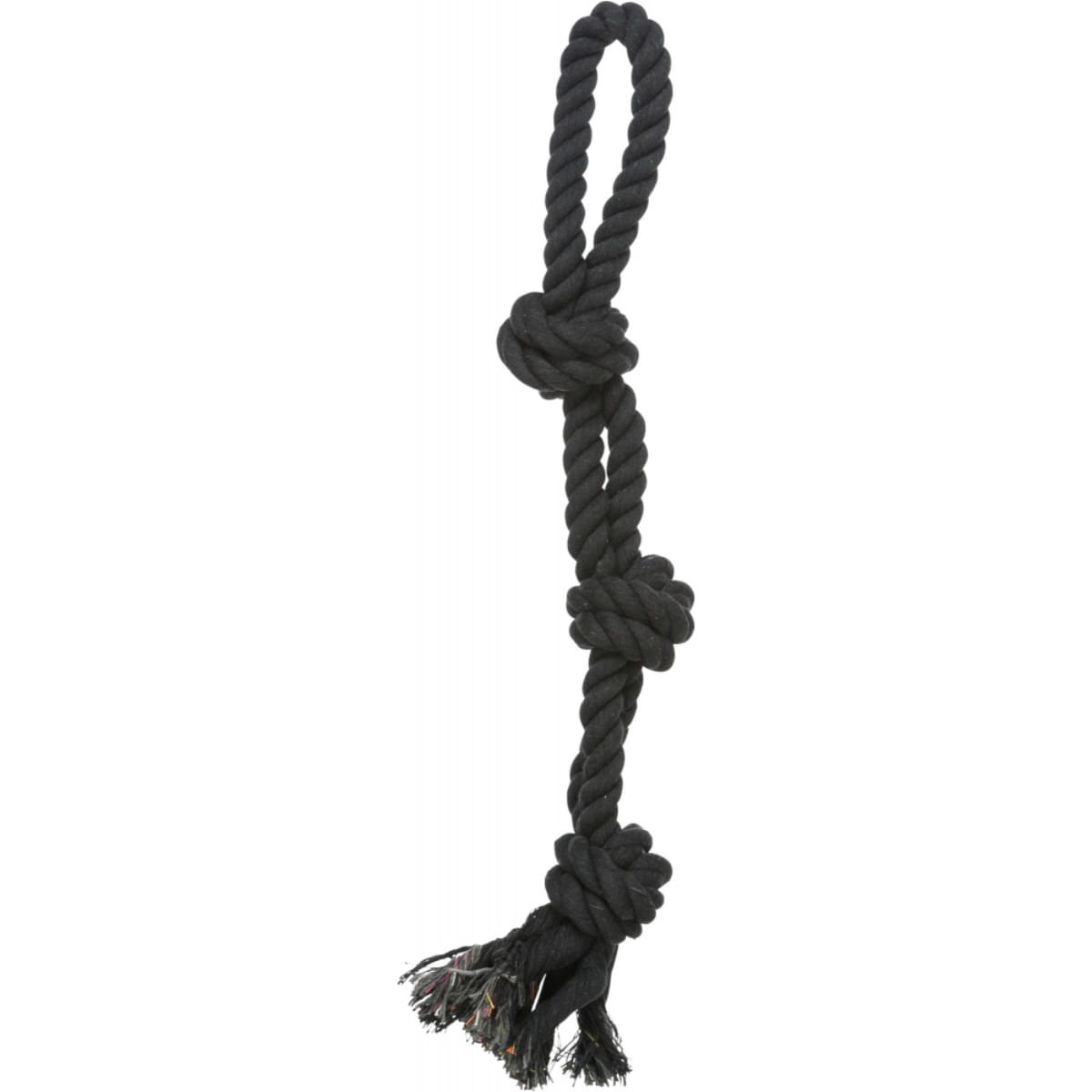 TRIXIE, jucărie mâner din sfoară cu noduri câini, 60cm, multicolor - poza 2