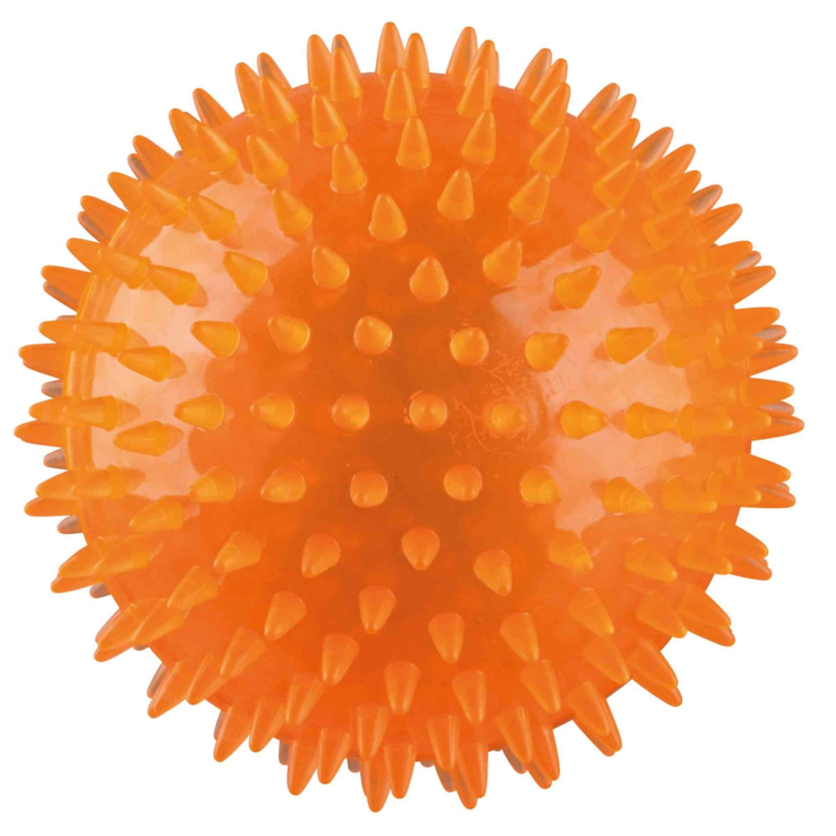 TRIXIE, jucărie minge arici plutitoare câini, cauciuc termoplastic, 12cm, multicolor - poza 1